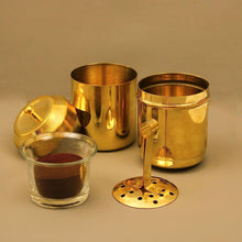 Load image into Gallery viewer, Old Harbor Filter Coffee Gift Hamper (filter coffee+filter coffee maker+golden coffee dabara set)