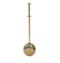 Load image into Gallery viewer, Old Harbor Tea Ball Infuser | Telescopic Tea Leaf Infuser with Handle | Tea Infuser | Made of Brass | Ideal for Loose Leaves | Green Tea Leaves Infuser | Reusable Tea Filter