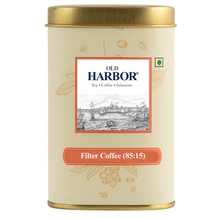 Load image into Gallery viewer, Old Harbor Filter Coffee Gift Hamper (filter coffee+filter coffee maker+golden coffee dabara set)