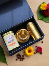 Load image into Gallery viewer, Old Harbor Filter Coffee Gift Hamper (filter coffee+filter coffee maker+golden coffee dabara set)