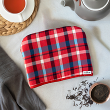 Load image into Gallery viewer, Old Harbor Red Checked Tea Cozy (24 cm x 30  cm)