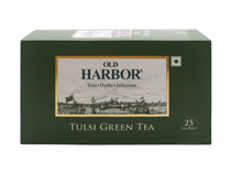 Load image into Gallery viewer, Old Harbor Tulsi Green Tea 25 Tea Bags