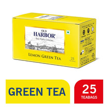 Load image into Gallery viewer, Old Harbor Lemon Green Tea 25 Tea Bags