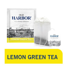 Load image into Gallery viewer, Old Harbor Lemon Green Tea 25 Tea Bags
