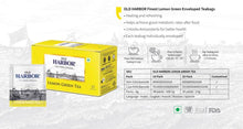 Load image into Gallery viewer, Old Harbor Lemon Green Tea 25 Tea Bags