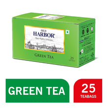 Load image into Gallery viewer, Old Harbor Green Tea 25 Tea Bags (Green)