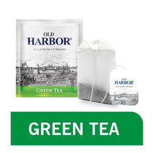 Load image into Gallery viewer, Old harbor plain green tea ,staple-free tea bags in enevlope , non bitter green tea