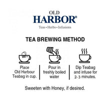 Load image into Gallery viewer, Old Harbor Turmeric Ginger Tea 25 tea bags