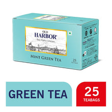 Load image into Gallery viewer, Old Harbor Mint Green Tea 25 Tea Bags