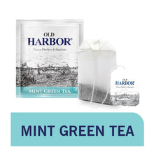 Load image into Gallery viewer, Old Harbor Mint Green Tea 25 Tea Bags