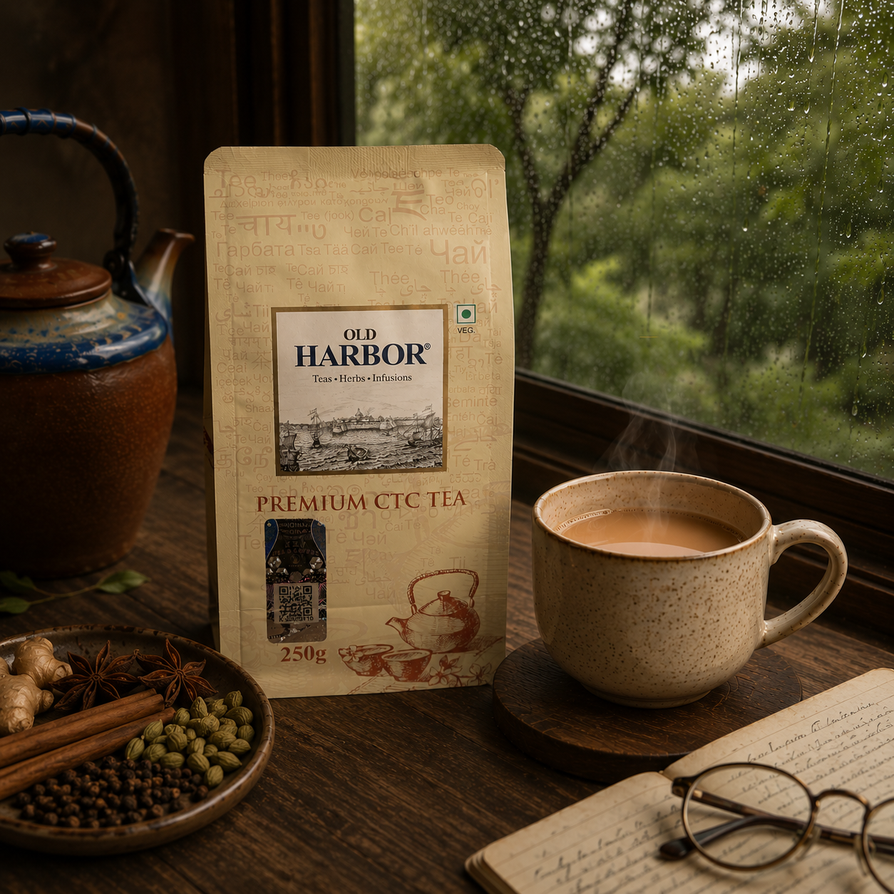 Why Masala Chai Tastes Better When It Rains – Old Harbor Tea