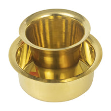 Load image into Gallery viewer, Old Harbor South Indian Brass Coffee Cup and Dabra Set, Madrasi Filter Coffee Set, Kumbakonam Coffee Dabara Set- DABRA Set
