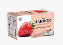 Load image into Gallery viewer, Old Harbor Strawberry Black Tea 25 teabags with sachet 100% Natural I Immunity Boosting Sampler Pack | non-bitter tea

