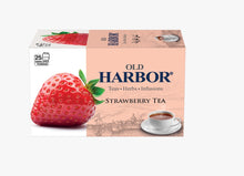 Load image into Gallery viewer, Old Harbor Strawberry Black Tea 25 teabags with sachet 100% Natural I Immunity Boosting Sampler Pack | non-bitter tea
