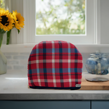 Load image into Gallery viewer, Old Harbor Red Checked Tea Cozy (24 cm x 30  cm)
