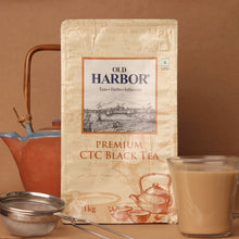Load image into Gallery viewer,  Old Harbor Premium CTC Tea Old Harbor Premium CTC Tea is a pure Assam Tea Check for Assam Tea Indicator/logo on our pack This premium fine blend preserves and enhances these natural qualities of Assam leaf by applying state-of-the-art techniques of blending, processing &amp; packaging.  
