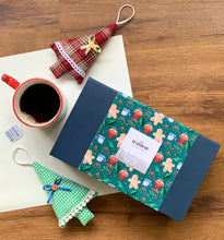 Load image into Gallery viewer, Old Harbor Winter Essentials Tea Hamper| Secret Santa gift | Christmas tree ornaments, masala tea, tulsi green tea
