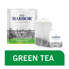 Load image into Gallery viewer, Old harbor plain green tea ,staple-free tea bags in enevlope , non bitter green tea
